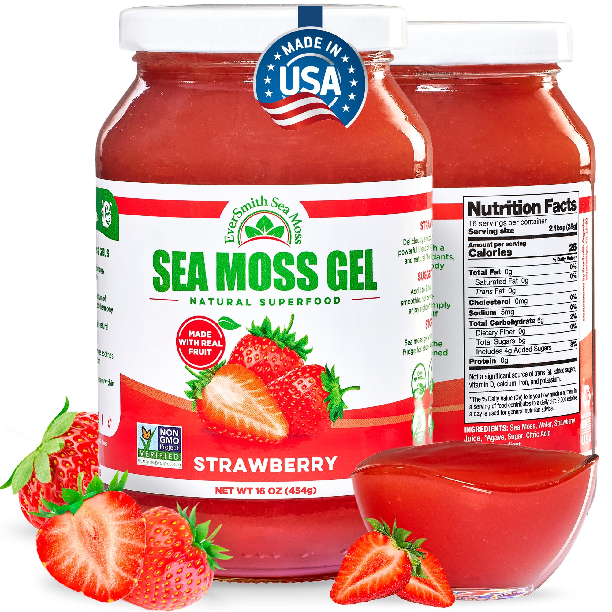 EverSmith Organics Gel Mousse Mer bouteille: facile a ajouter dans vos smoothies quotidiens
