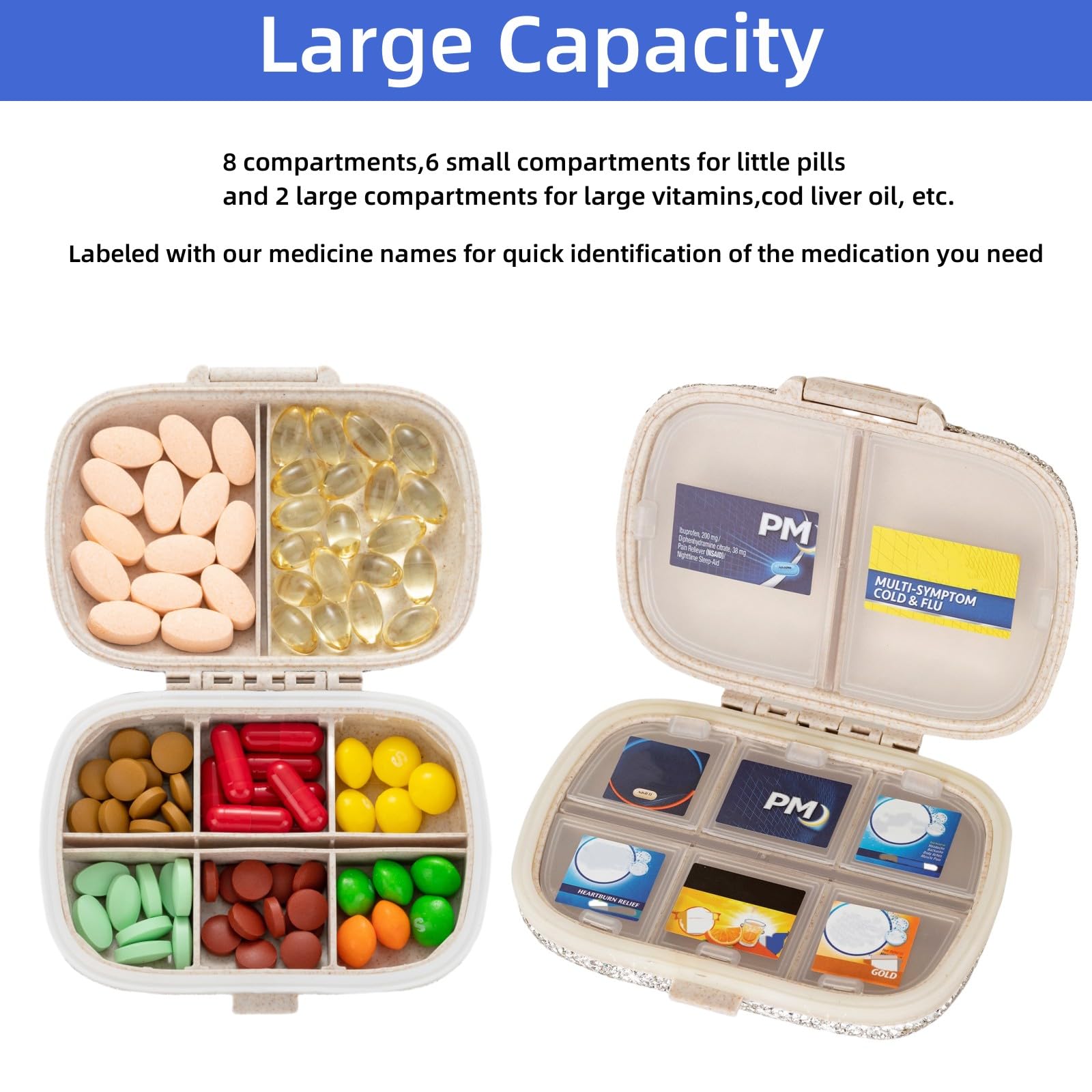 EveryBling-etiquettes-medicaments-300-labels : étiquettes durables pour identifier chaque médicament.