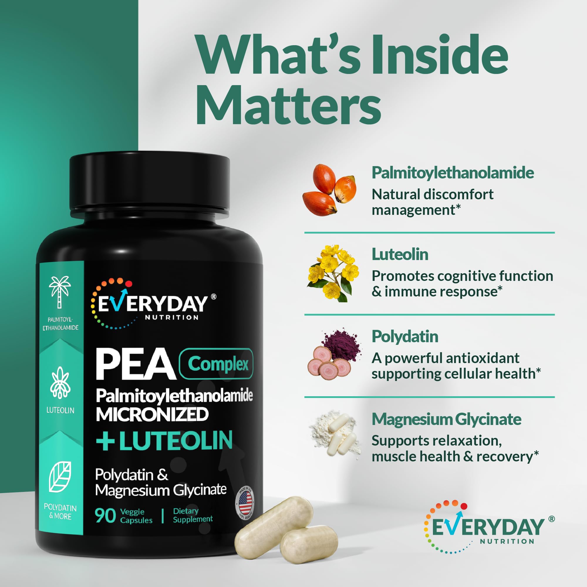 EVERYDAY NUTRITION Capsule haute absorption pour une utilisation pratique.