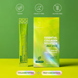 Texture gelée du jelly stick au raisin vert prête à déguster