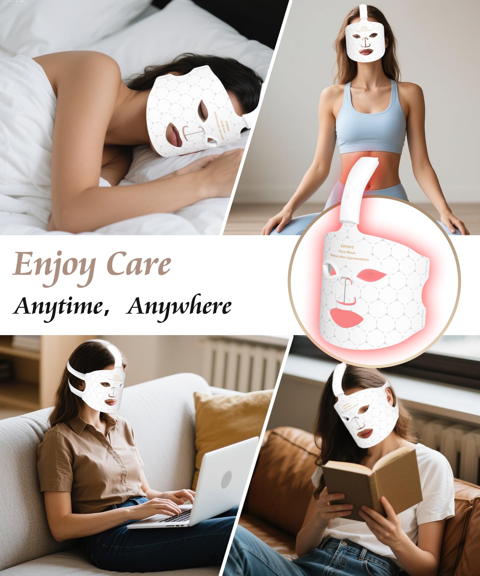 EVFOFO utilisation quotidienne à domicile pour soin visage