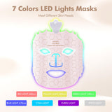 Masque EVFOFO Visage LED 7 couleurs pour routine soin personnalisée