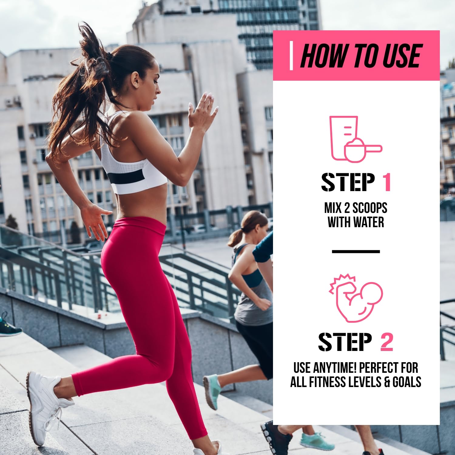 EVL BCAAs étiquette produit: informations clés clairement visibles