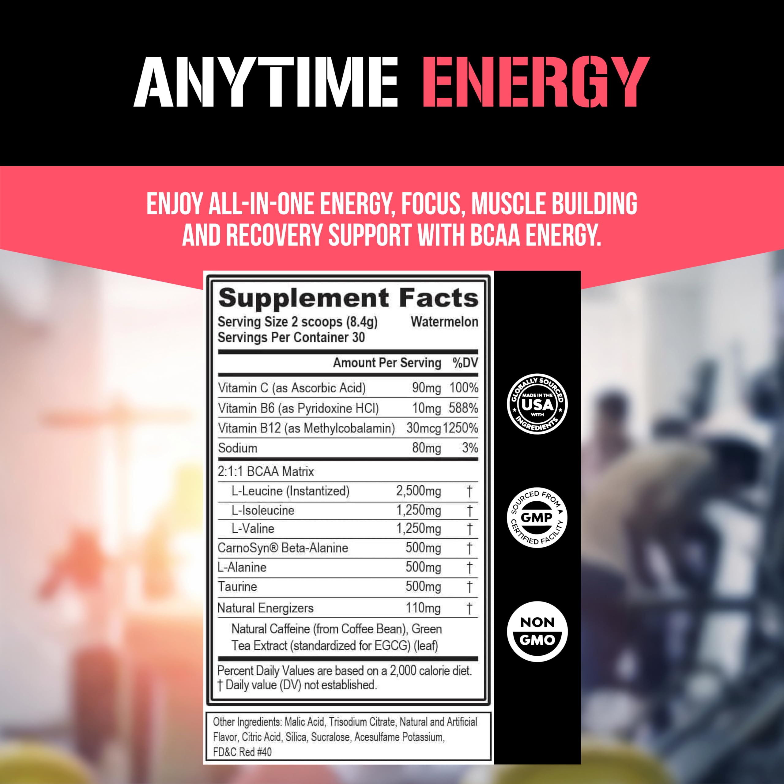 EVL BCAAs Ingrédients de qualité et contrôles labo pour performance fiable