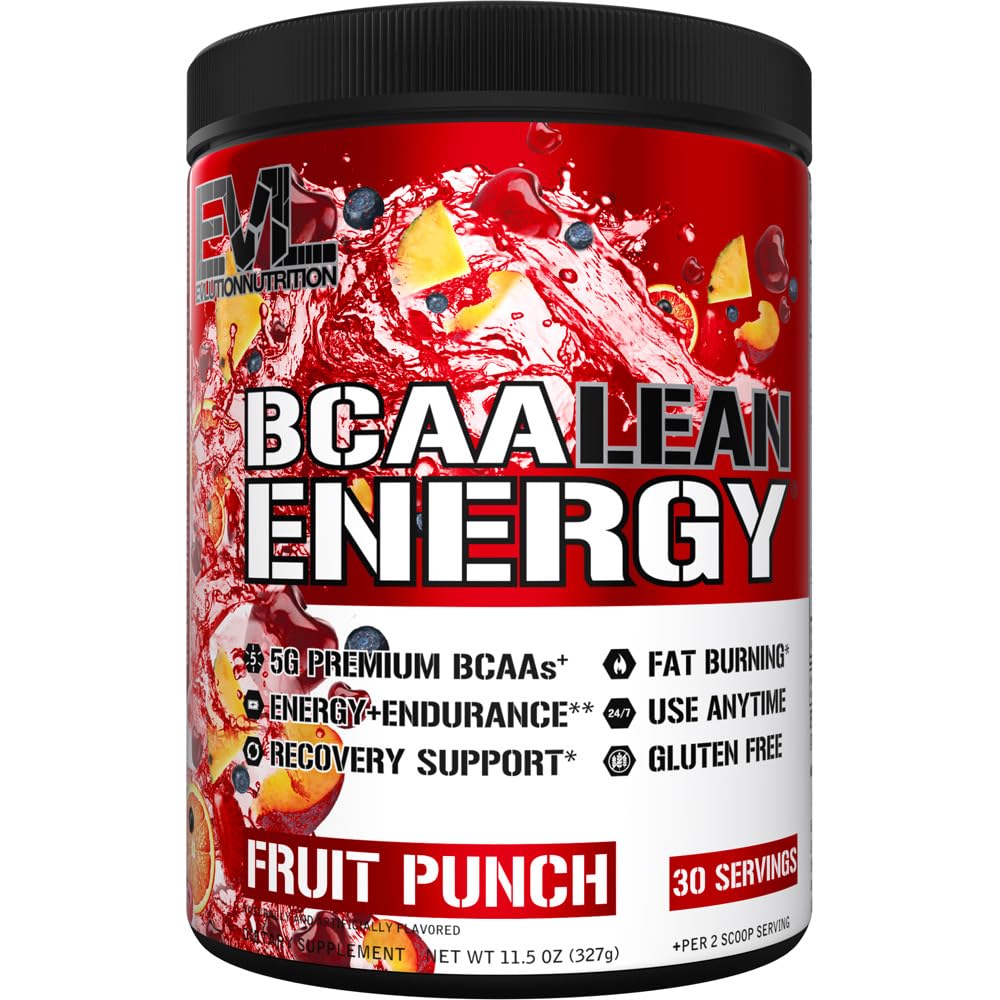 EVL BCAA Lean Energy dans une bouteille, énergie durable pour l'entraînement.
