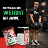 EVL BCAA Energy contient caféine naturelle pour énergie légère.