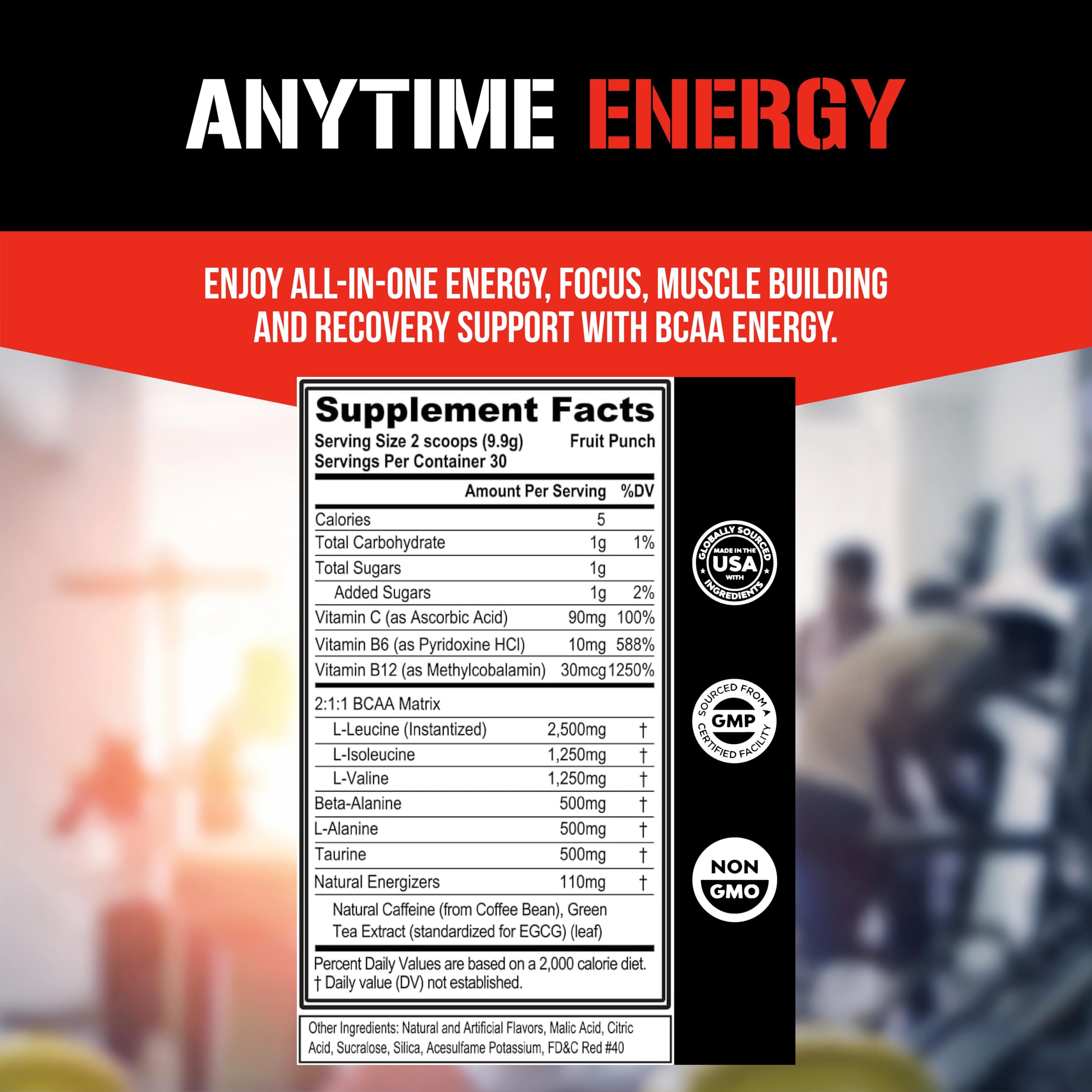 EVL BCAAs ingrédients certifiés en laboratoire, qualité et sécurité.