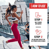 EVL BCAA Energy se mélange dans l'eau pour hydratation efficace.