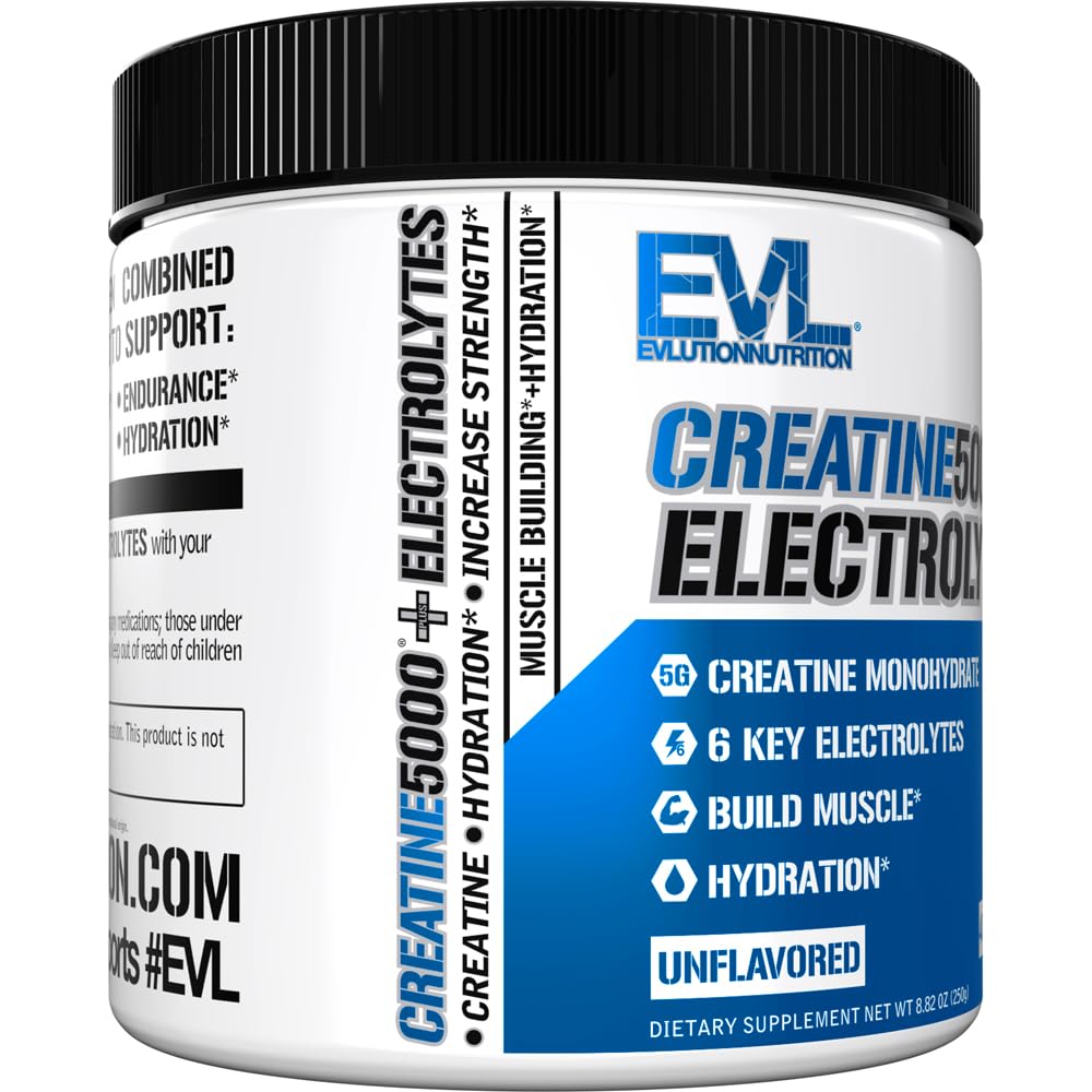 Evlution Creatine5000 - athlète utilisant le produit, soutien à la performance.