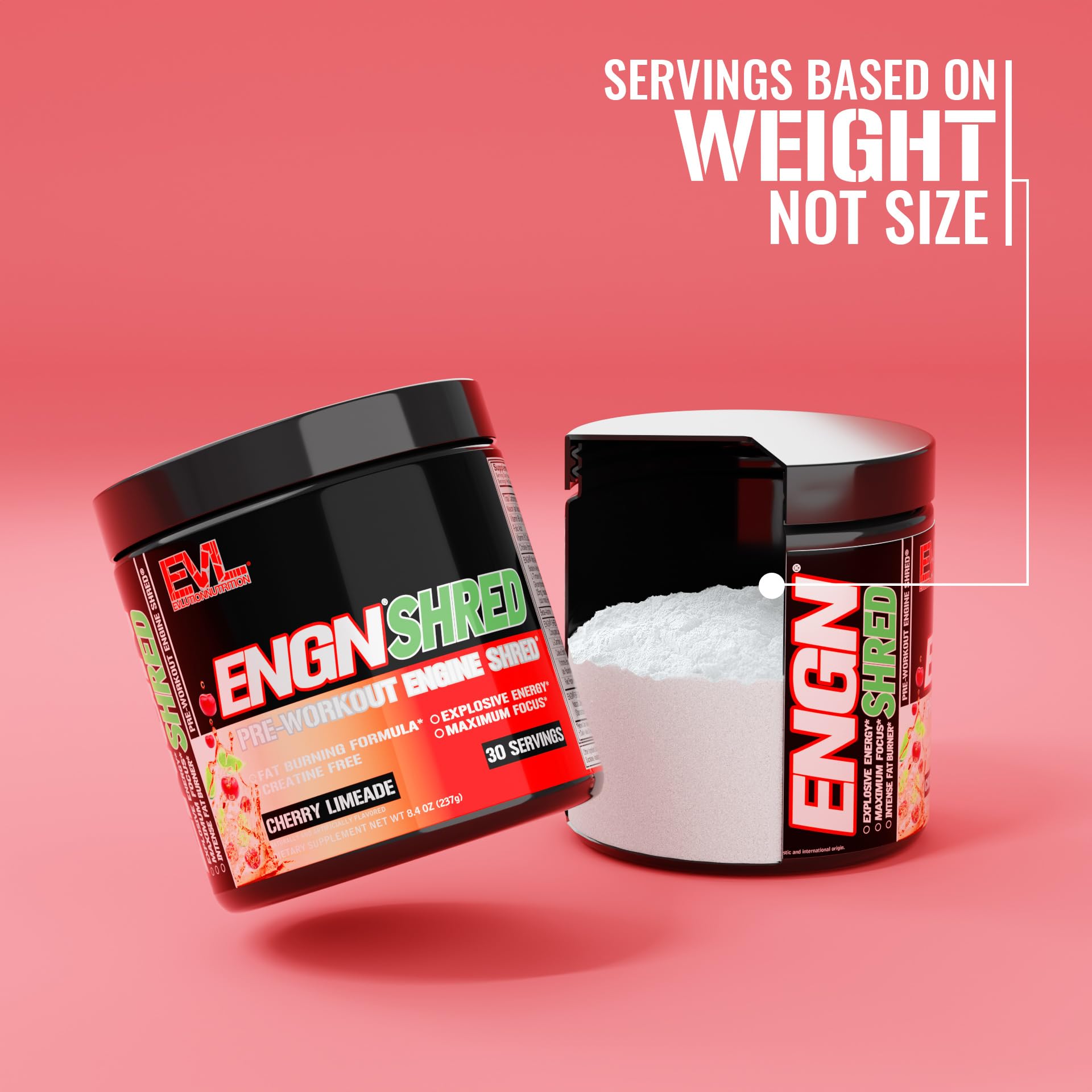 Emballage EVL Ultimate avec informations nutritionnelles claires.