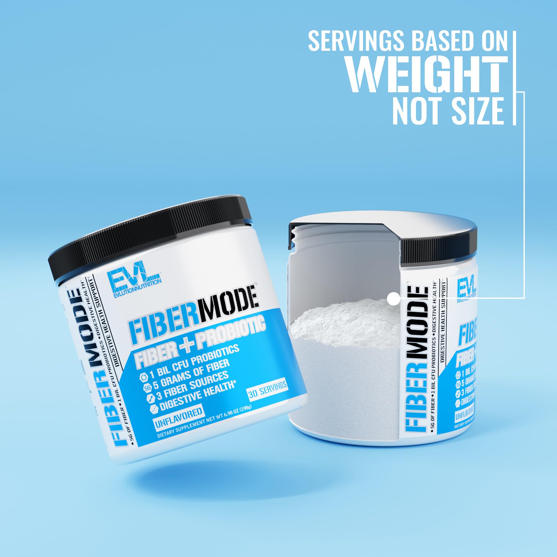 Evlution FiberMode poudre vegan sans gluten adaptée à un mode de vie sans allergènes