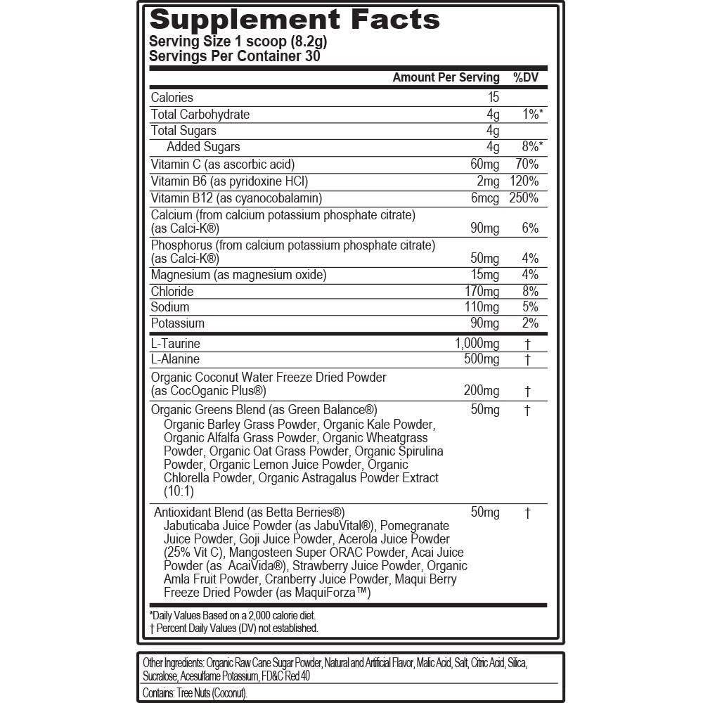 Hydramino poudre dans un emballage pratique, idéal pour emporter après l'effort.