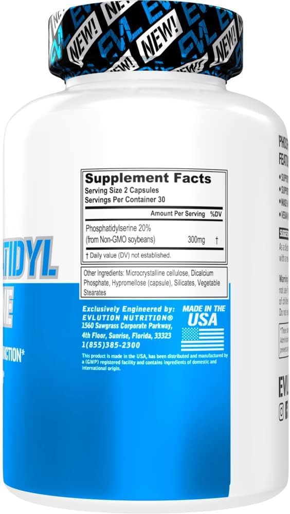 EVLution phosphatidylserine, capsules: concentration accrue et clarté mentale