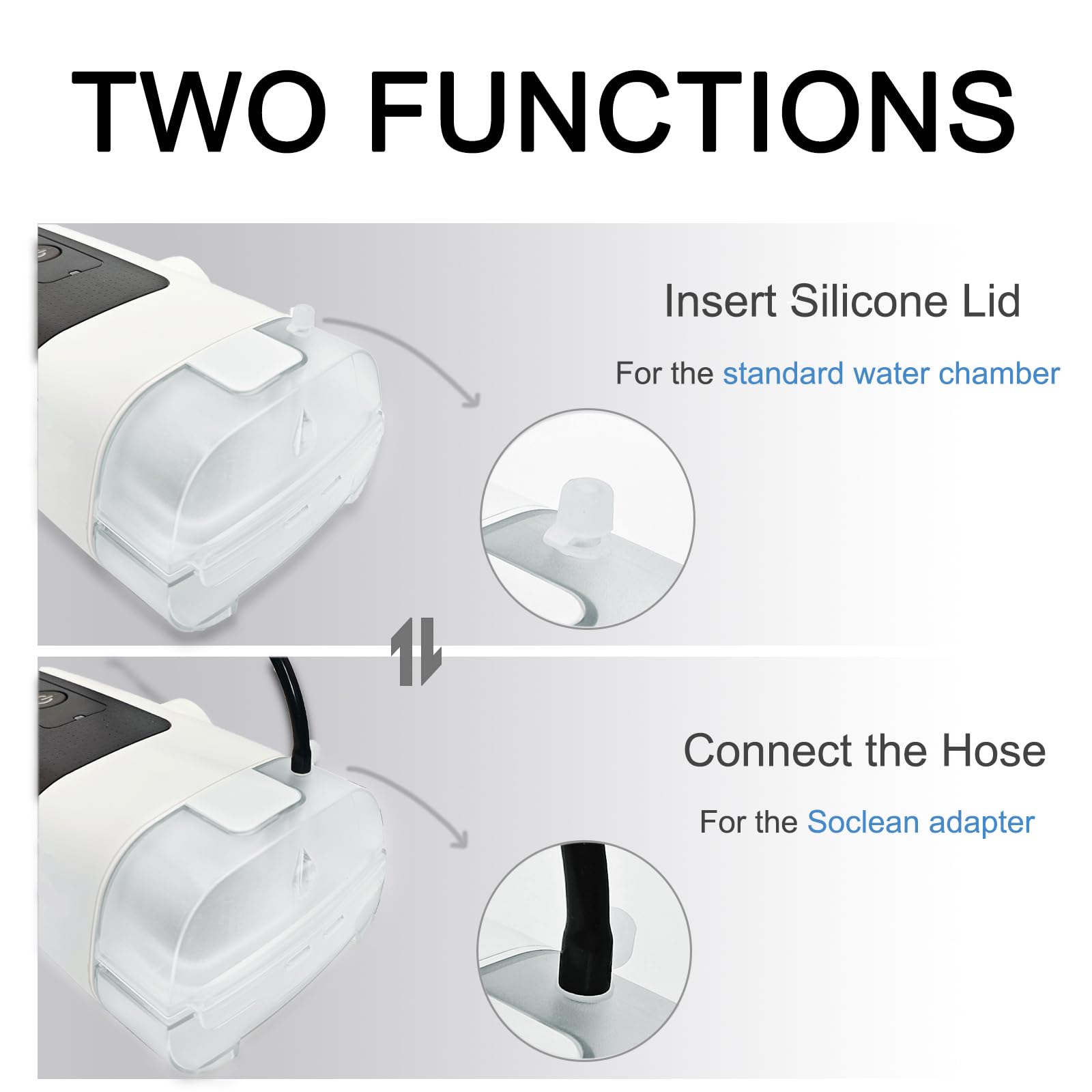 EvoClean adaptateur So Clean models, compatibilité universelle sans accessoires supplémentaires.