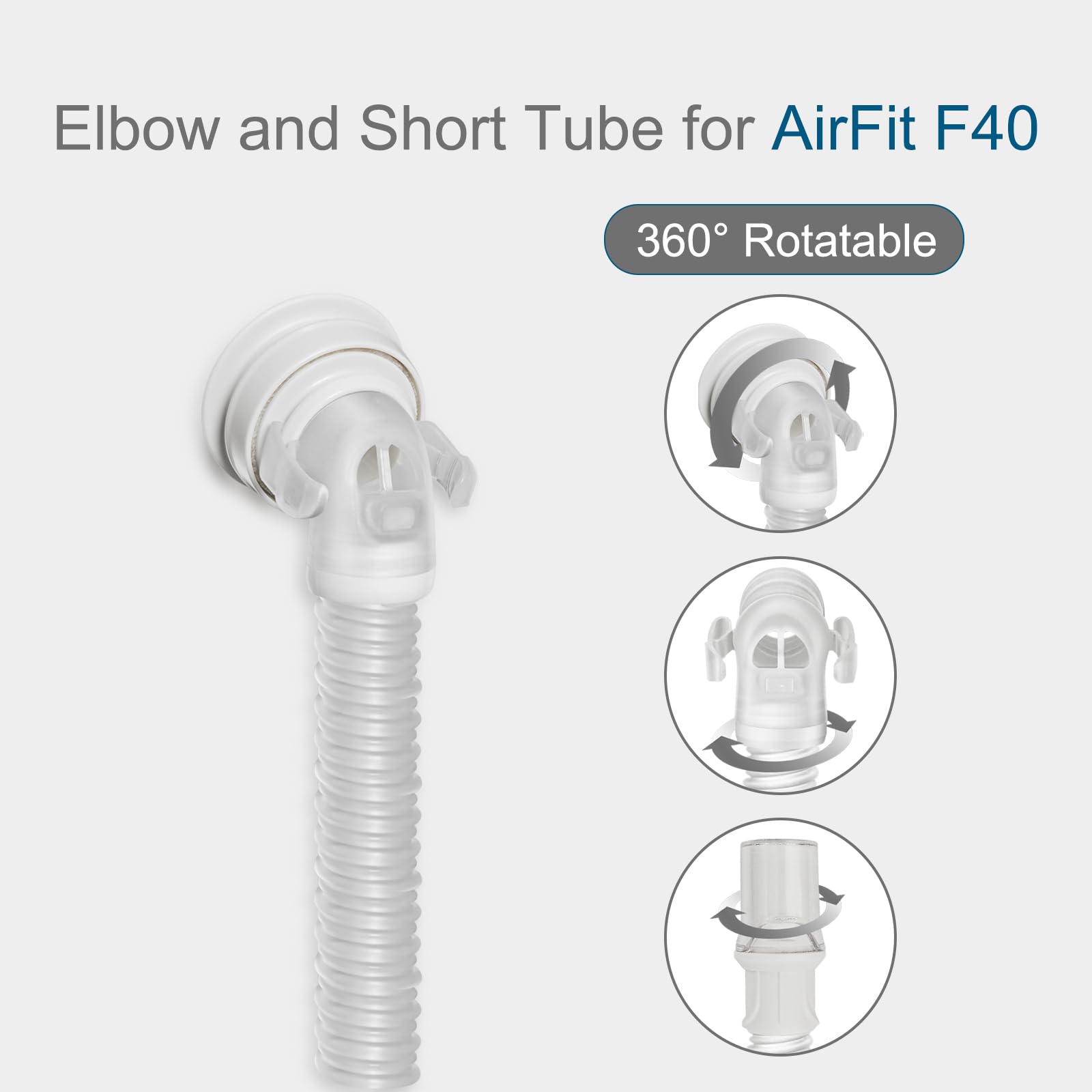 ÉvoClean AirFit F40, ensemble d'accessoires: remplacement facilité et pratique.