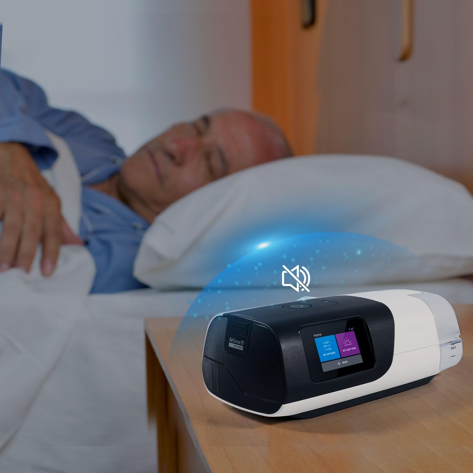 ÉvoClean cuvette eau humidair ResMed AirSense 11, compatibilité et entretien simplifiés.