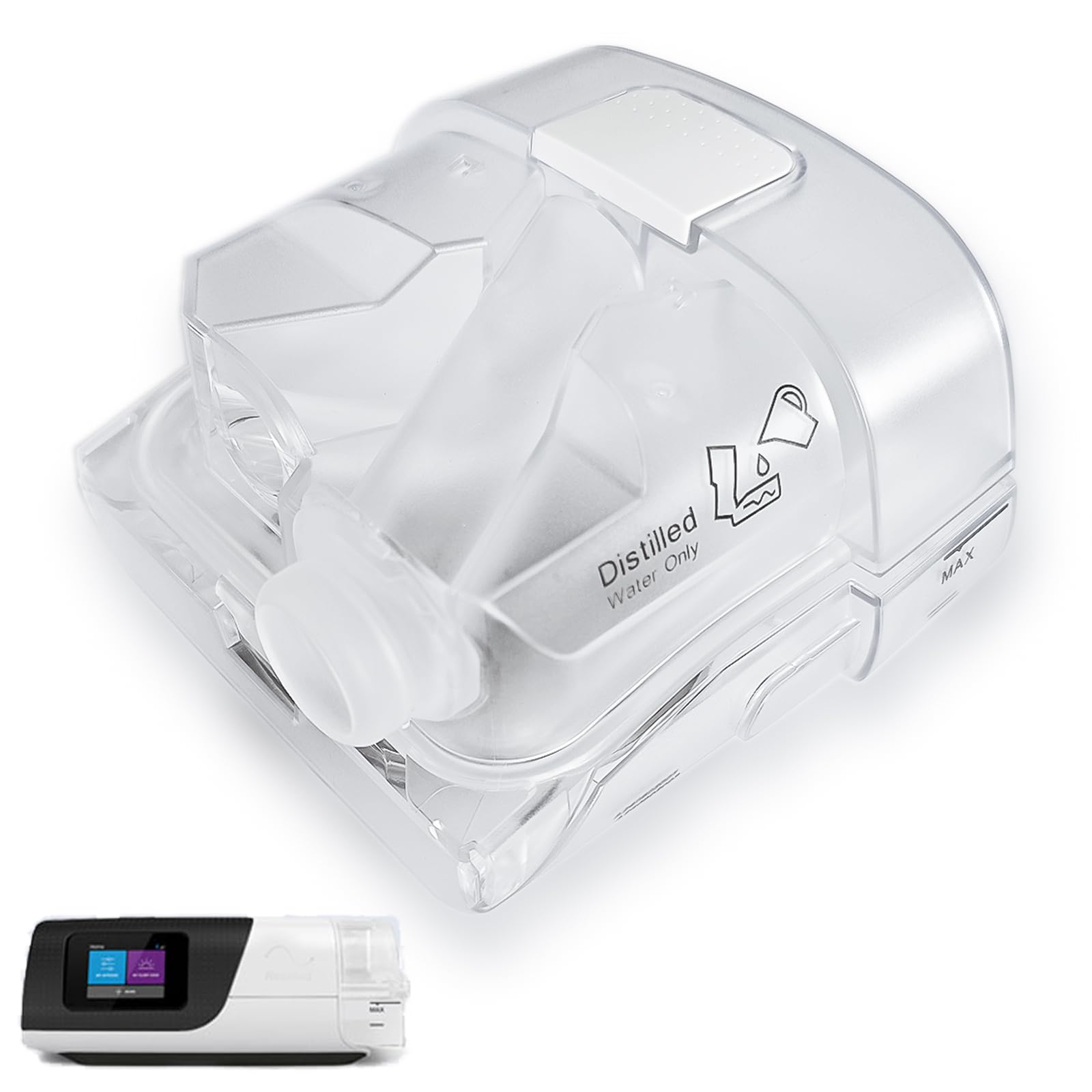 ÉvoClean cuvette eau humidair pour ResMed AirSense 11, compatibilité optimale et étanchéité renforcée.