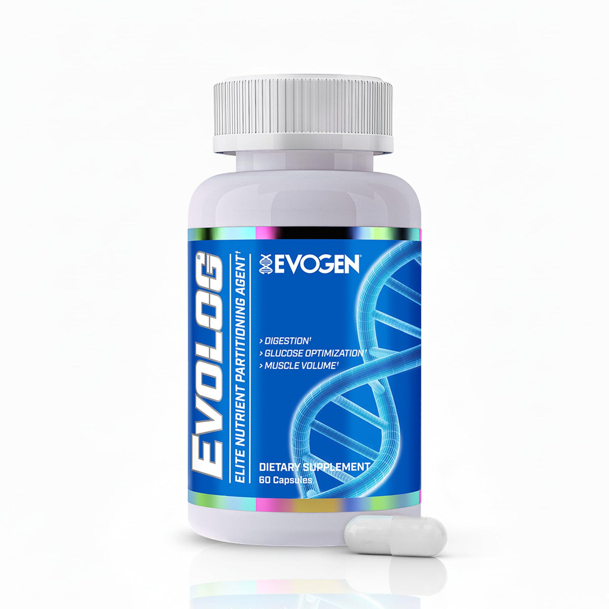 Evogen Evolog : bouteille-doseur pratique pour optimiser les glucides lors des entraînements.