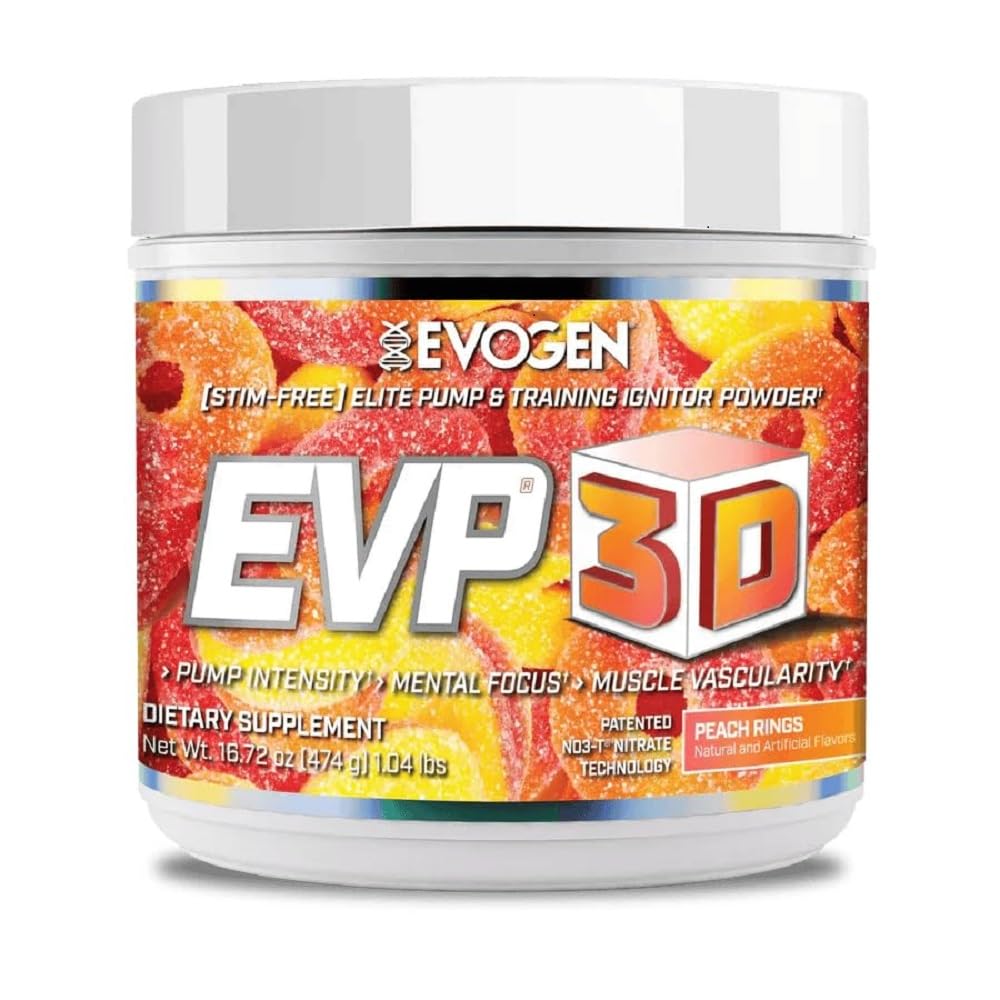 Evogen EVP-3D, prise devant la bouteille, montre le design et le potentiel de pompe intense
