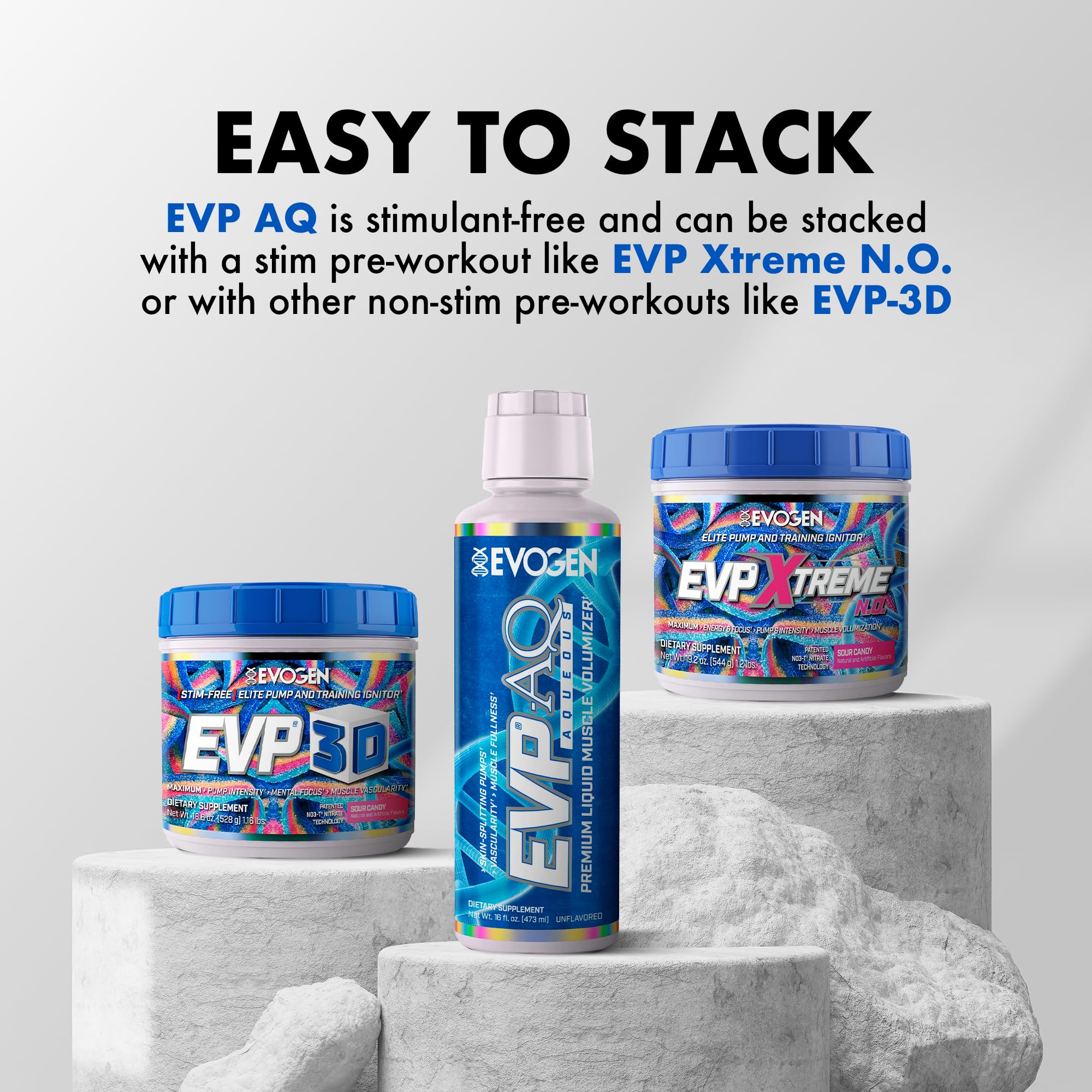 Conception premium Evogen EVP AQ pour des entraînements professionnels.