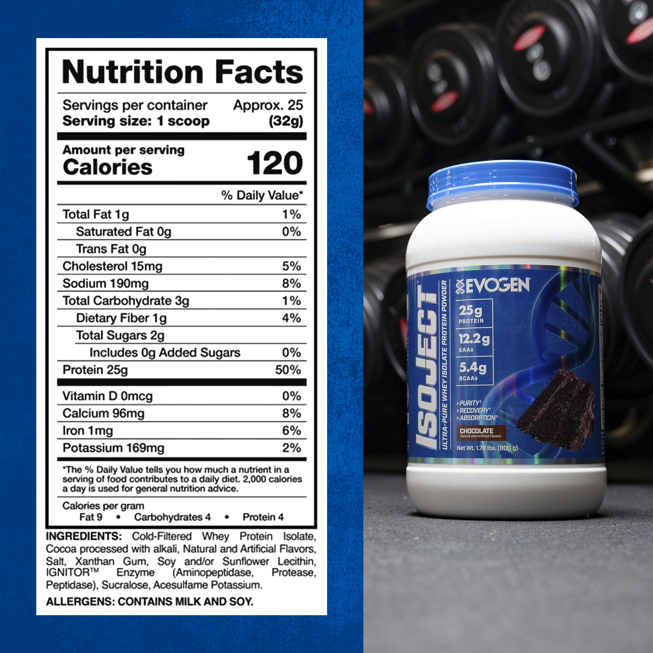Isoject Evogen BCAA et EAA, soutien potentiel à la récupération et à la performance.