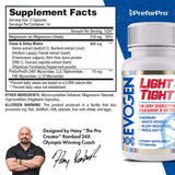 Evogen Light & Tight – étiquette du produit et informations claires.
