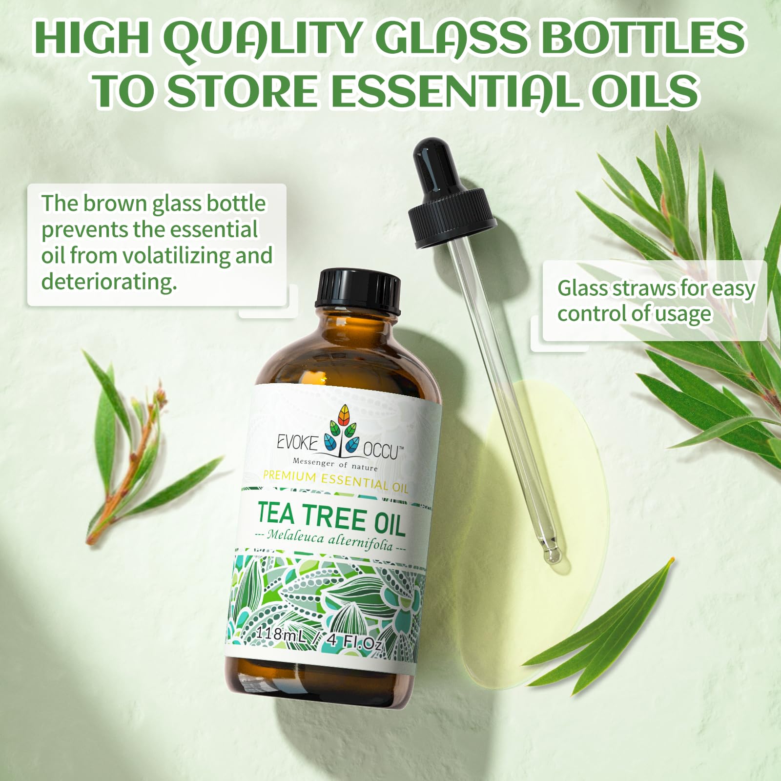 EVOKE OCCU huile arbre à thé pur – Moment spa à domicile et relaxation