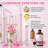 EVOKE OCCU huile géranium – mélange possible avec d’autres huiles pour un shampoing parfumé.