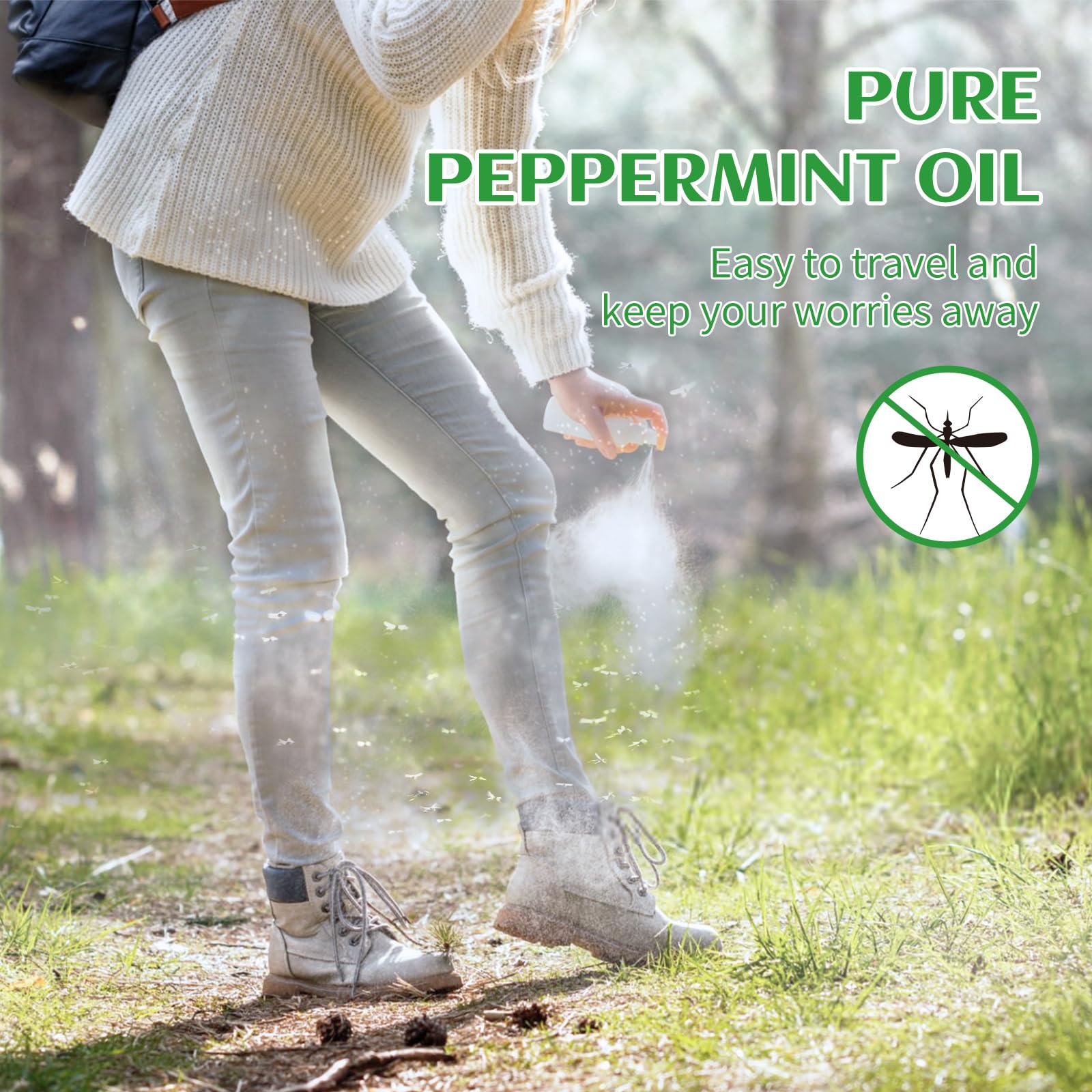 EVOKE OCCU huile menthe poivrée emballage ambré, protection UV.