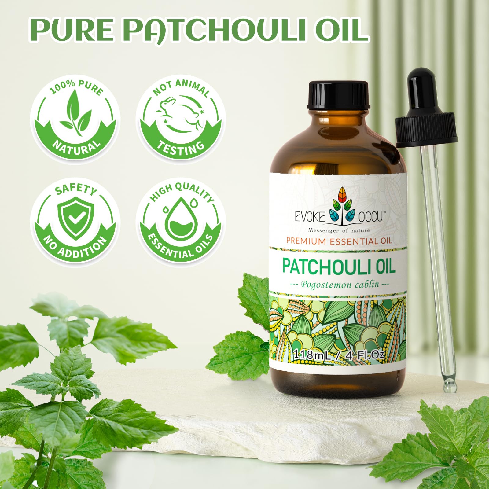 Conseil d’emploi EVOKE OCCU Patchouli pour recettes aromatiques maison.