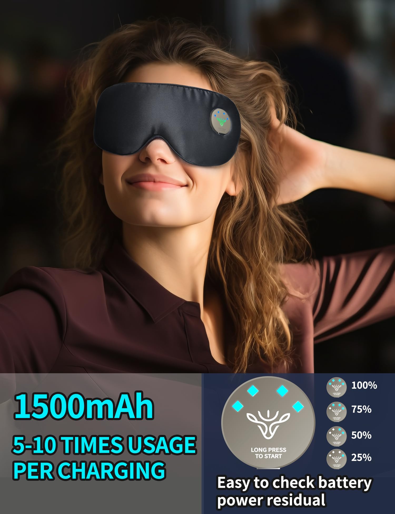 Ewarmer masque en soie véritable, douceur luxueuse et peau apaisée.