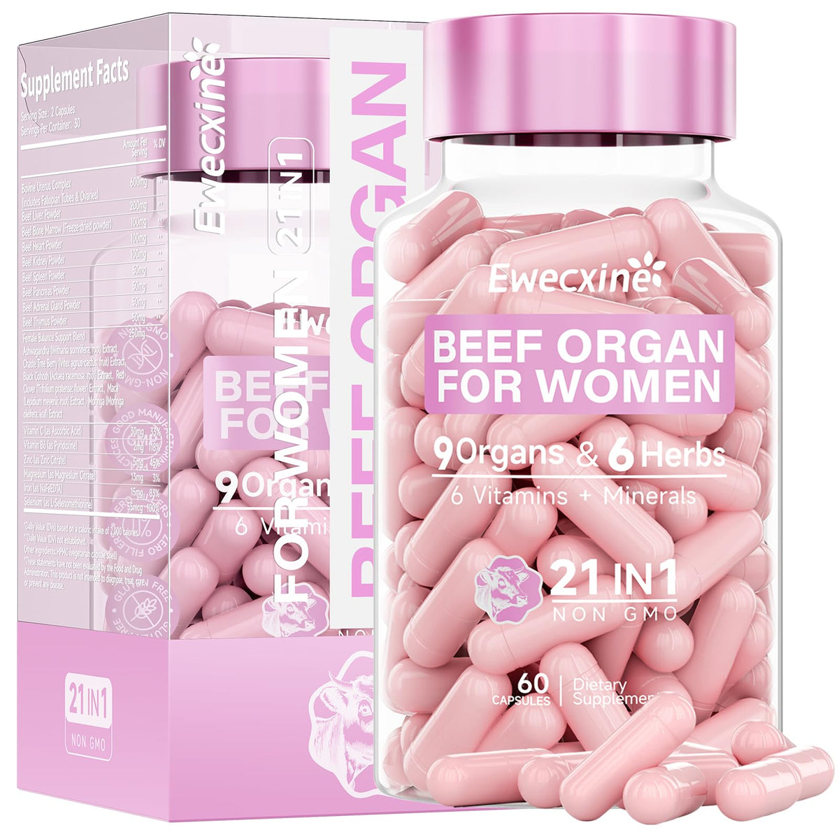 Ewecxine foie de boeuf pour énergie naturelle quotidienne.