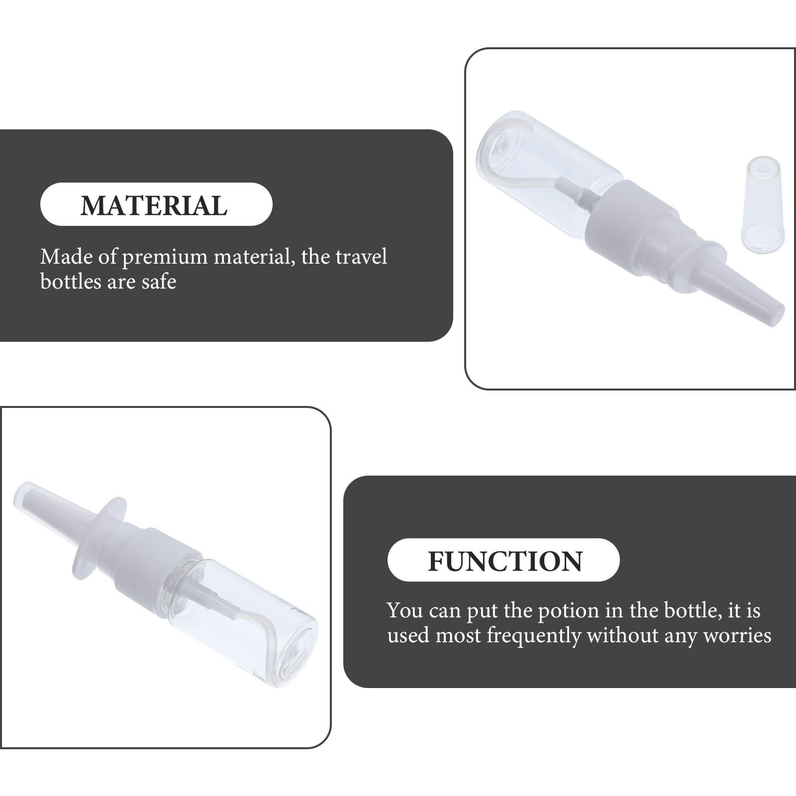 EXCEART format compact idéal pour le voyage nasal.