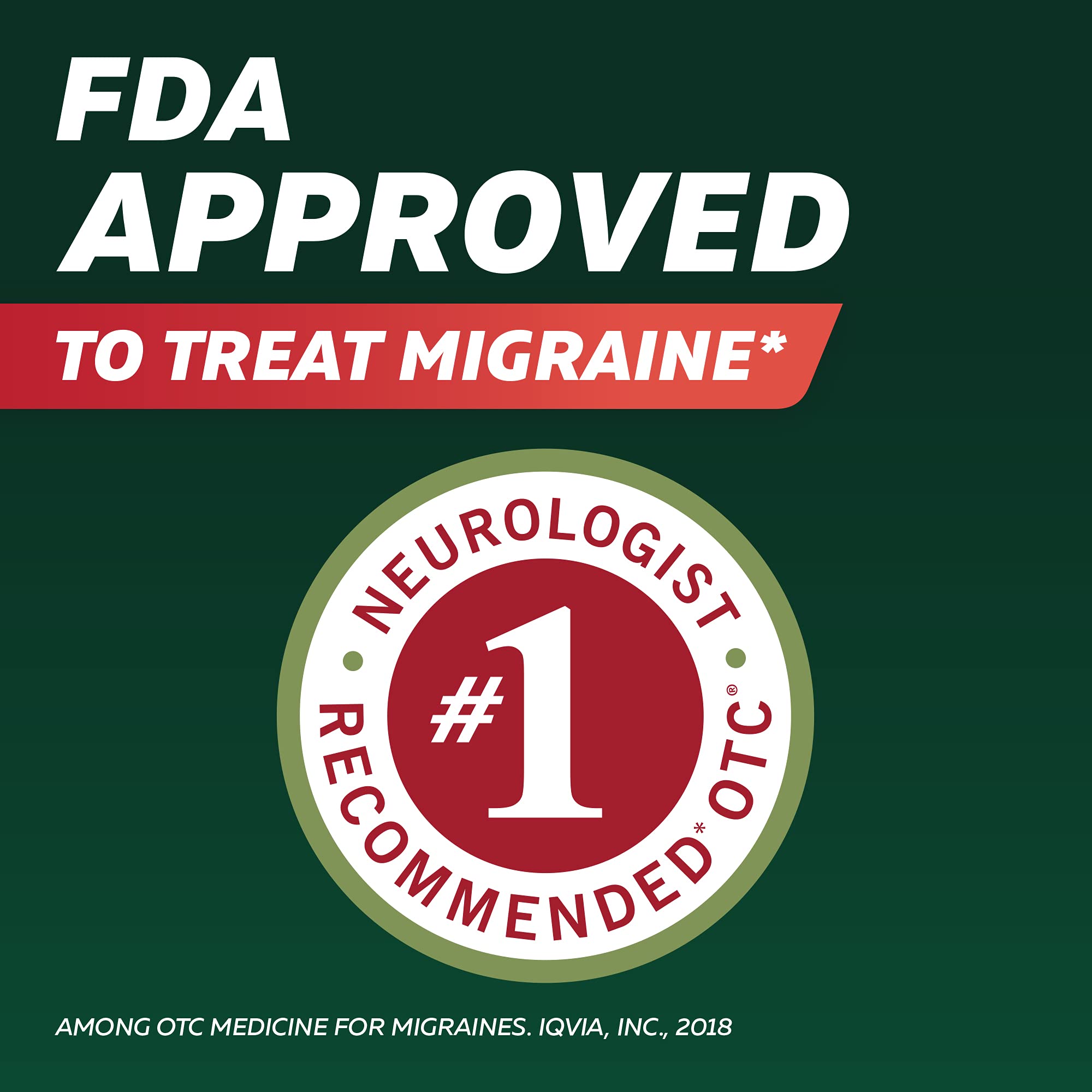 Excedrin Migraine Caplets: emballage pratique de 200 comprimés.