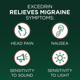 Excedrin Migraine Caplets: soulagement des nausées liées à la migraine.