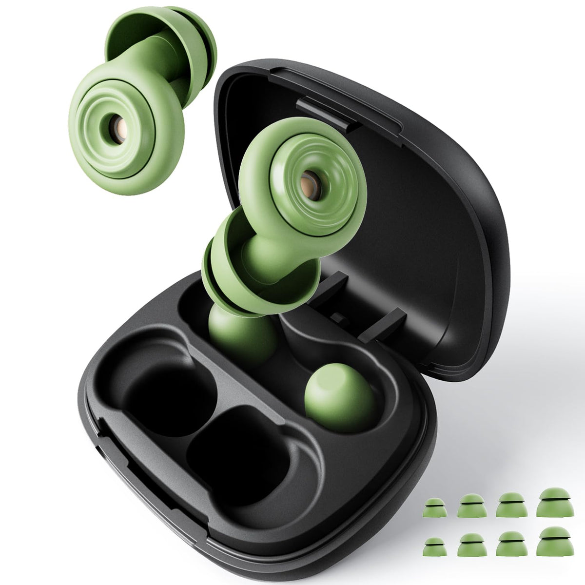 EXOVOW bouchons d’oreille pour dormir avec réduction jusqu'à 45dB pour un sommeil paisible.