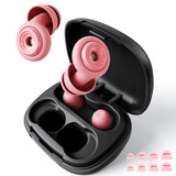 EXOVOW bouchons en silicone pour dormir, réduction jusqu’à 45 dB, durables et lavables.
