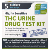 Exploro kit-test-thc-drogue-urine: détection à domicile rapide des métabolites du THC