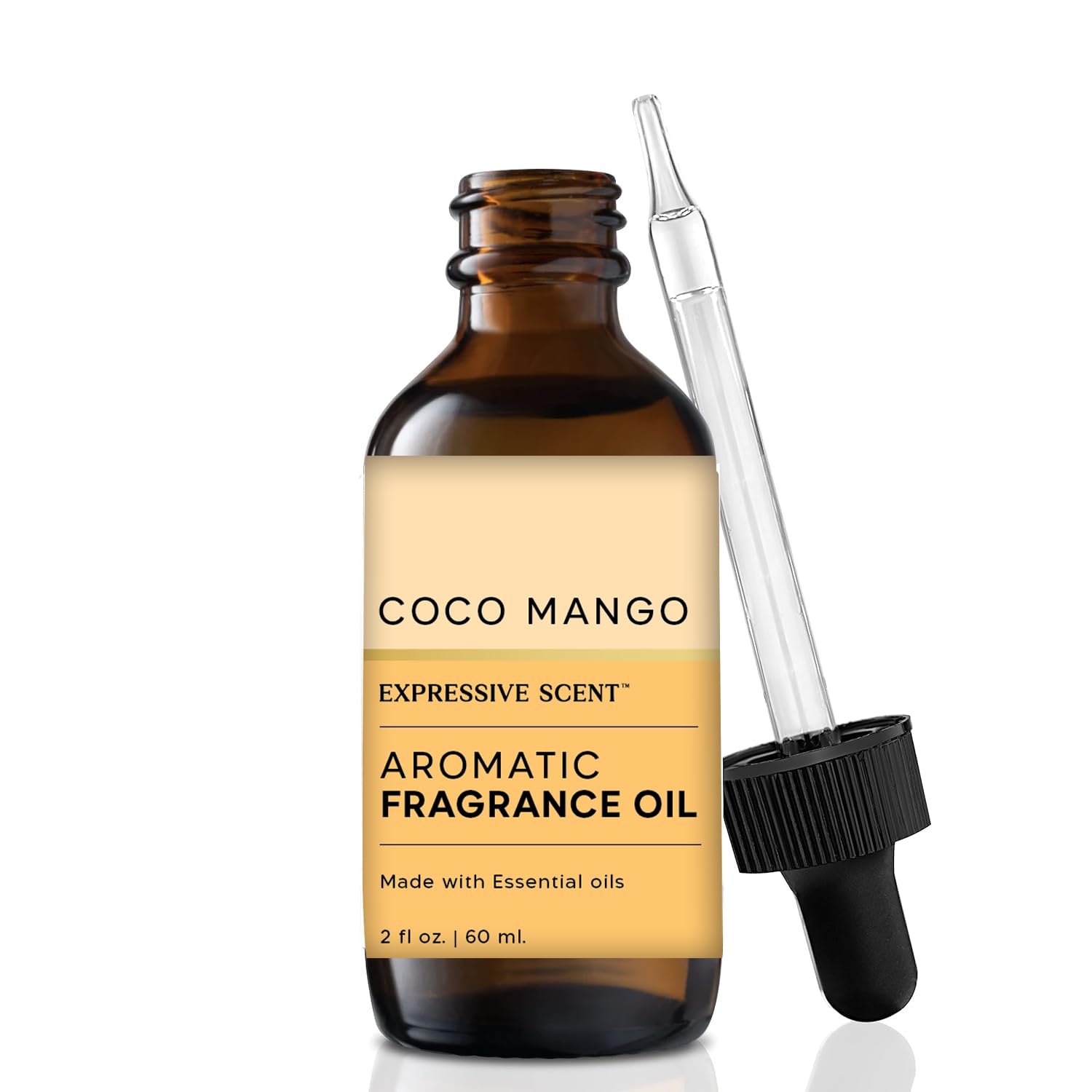Expressive Scent Coco Mango, bouteille 2oz prête à parfumer durablement votre intérieur.