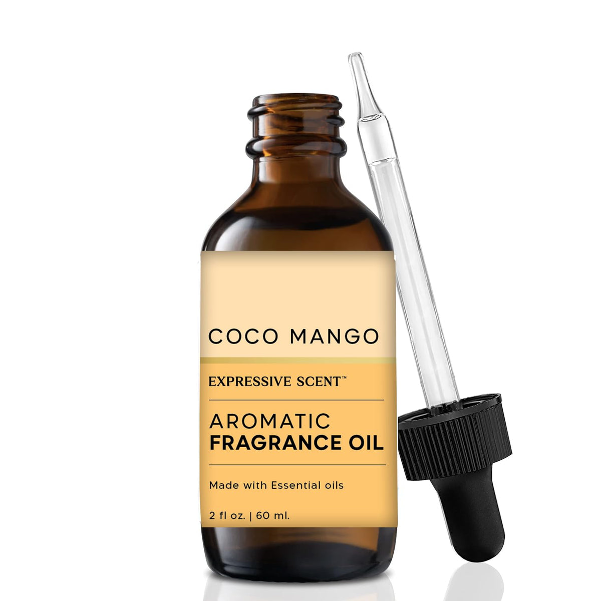 Expressive Scent Coco Mango, bouteille 2oz prête à parfumer durablement votre intérieur.