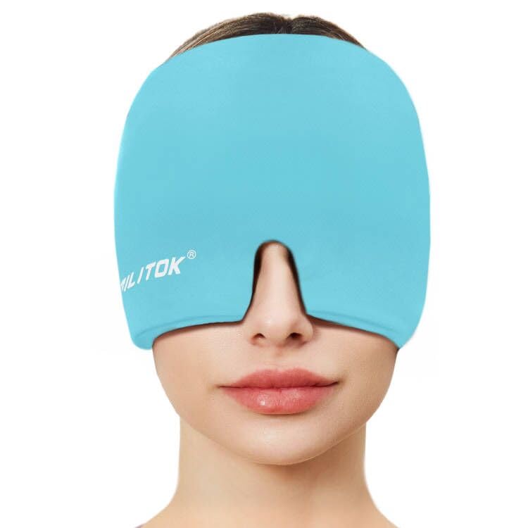 Exquislife bonnet-glace-migraine offre un refroidissement ciblé pour soulager les tensions.