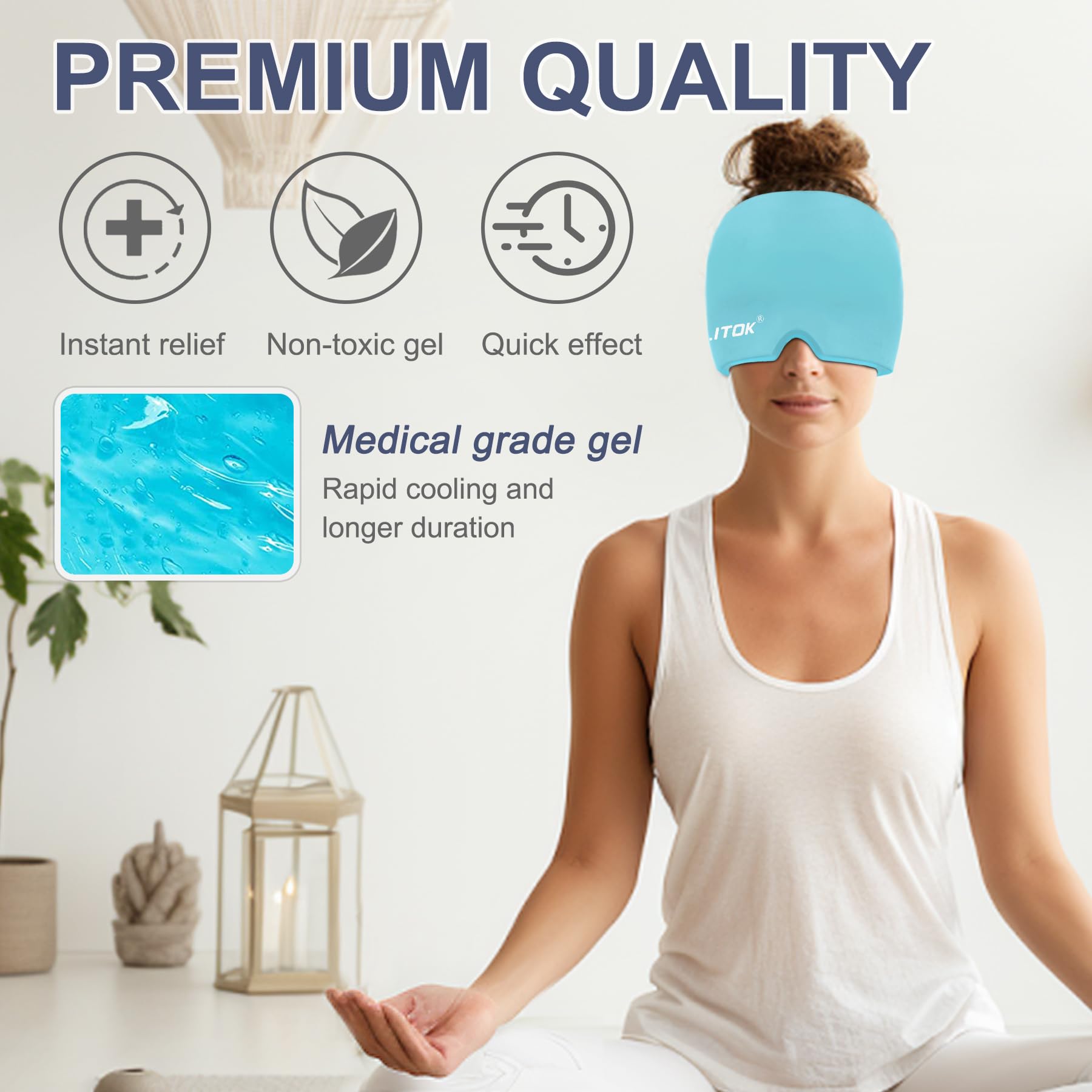 Exquislife gel-douceur-flexible s'adapte facilement et assure un contact confortable.