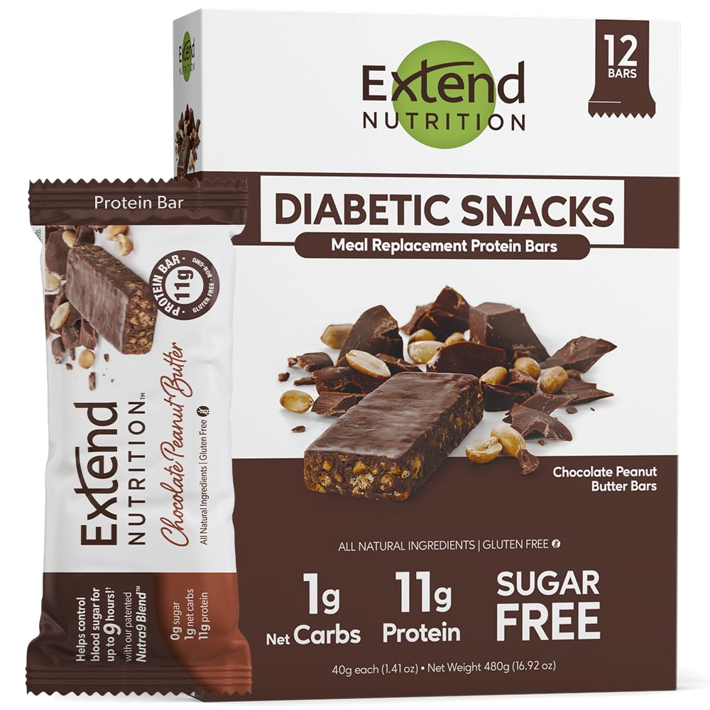 Extend Bar – barre protéinée sans sucre chocolat cacahuète, énergie durable et satiété.