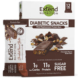 Extend Bar – barre protéinée sans sucre chocolat cacahuète, énergie durable et satiété.
