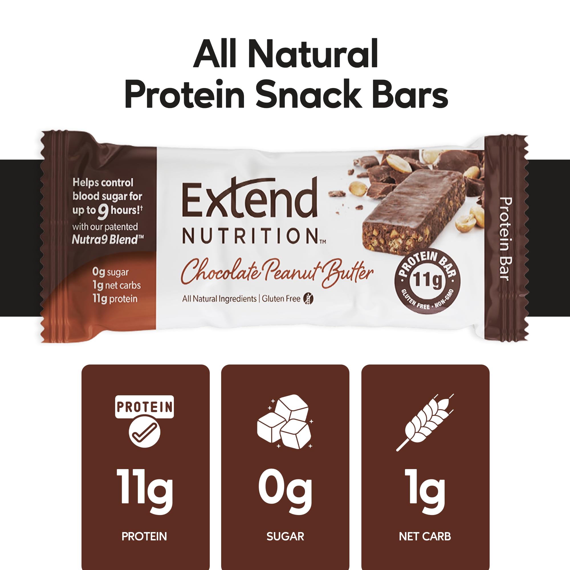 Extend Bar – idéal en collation entre les repas, énergie stable.