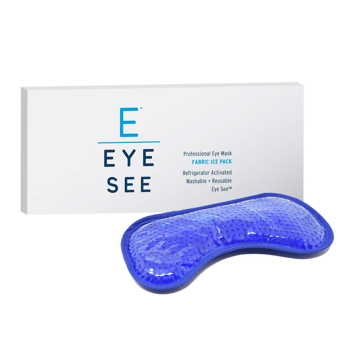 Eye See masque yeux gel doux pour un refroidissement apaisant des yeux fatigués.