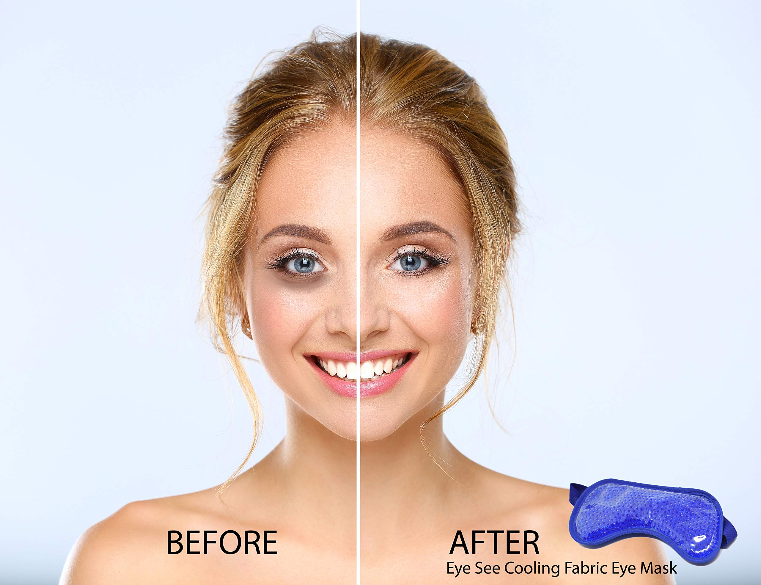 Eye See masque yeux gel usage quotidien pour sensibilité et sécheresse.