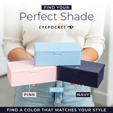 EYEPOCKET étui compact navy et deux semaines de stockage.