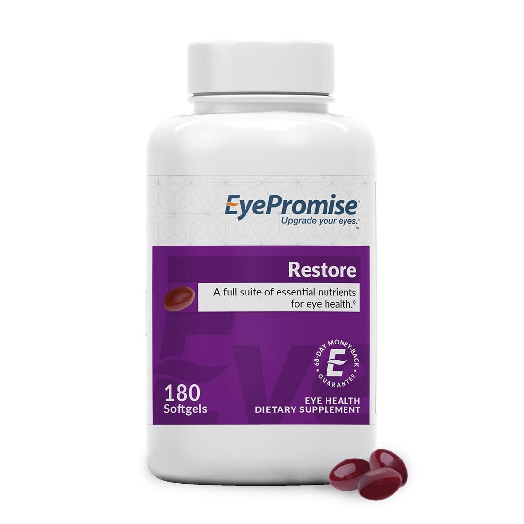 EyePromise Restore: bouteille de gélules pour le soutien visuel quotidien