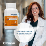 EyePromise Zeaxanthin Lutéine, bouteille en gros plan, prise facile au quotidien.
